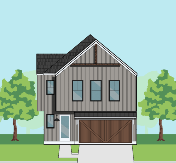 Two Story Home Plan E9007 E1
