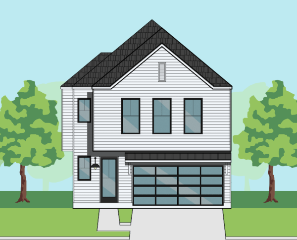Two Story Home Plan E9007 E1