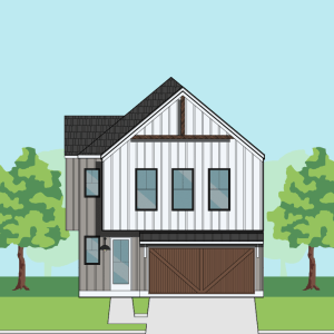 Two Story Home Plan E9007 E2.2