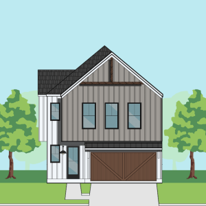 Two Story Home Plan E9007 F1.1