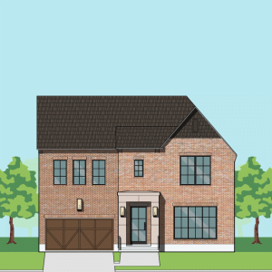 Two Story Urban Home Plan F1143