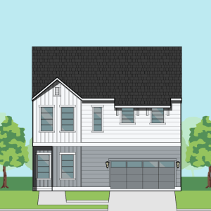 Two Story Townhome Plan F1169 B1.1