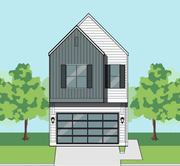 Two Story Townhome Plan F1230 B1.1