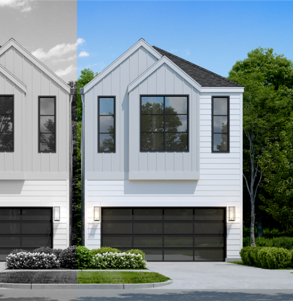 Two Story Townhome Plan F1232 A1.1