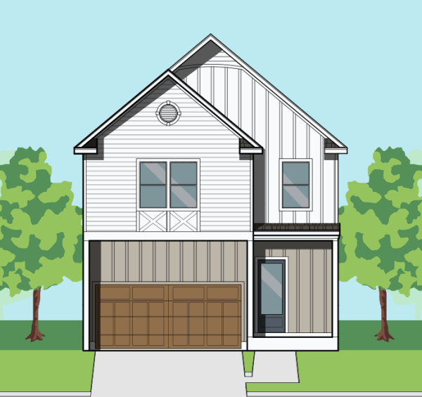 Two Story Townhome Plan F1239 F1