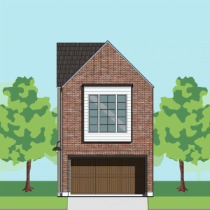 Two Story Townhome Plan F1258 A1.1