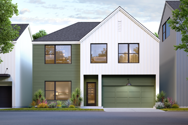 Two Story Townhome Plan F2003 A1.1