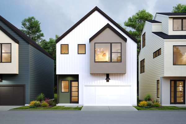 Two Story Townhome Plan F2003 F1