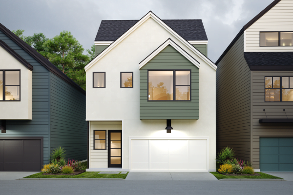 2 1/2 Story Townhome Plan F2003 F2.1