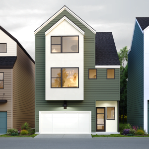 Three Story Townhome Plan F2003 F2.2