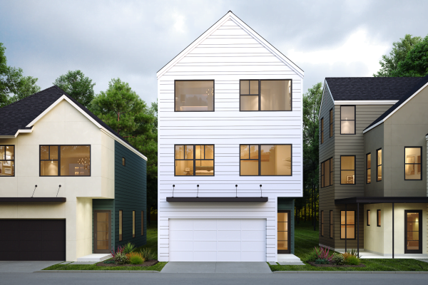 2 1/2 Story Townhome Plan F2003 H2.1