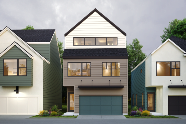 Three Story Townhome Plan F2003 H2.2