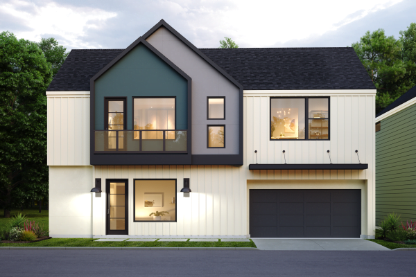 Two Story Townhome Plan F2003 K1.1