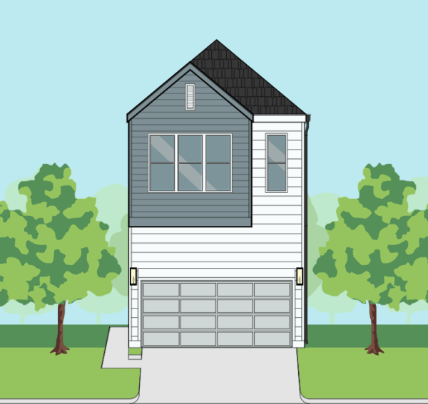 Two Story Townhome Plan F2005 A1.1