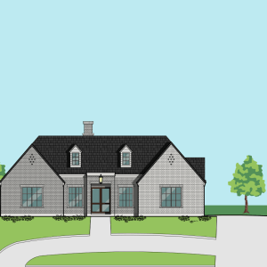 One Story Home Plan F2007 A2