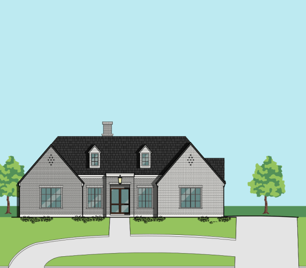 One Story Home Plan F2007 A2