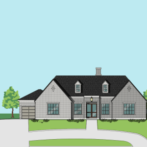 One Story Home Plan F2007 A1.1