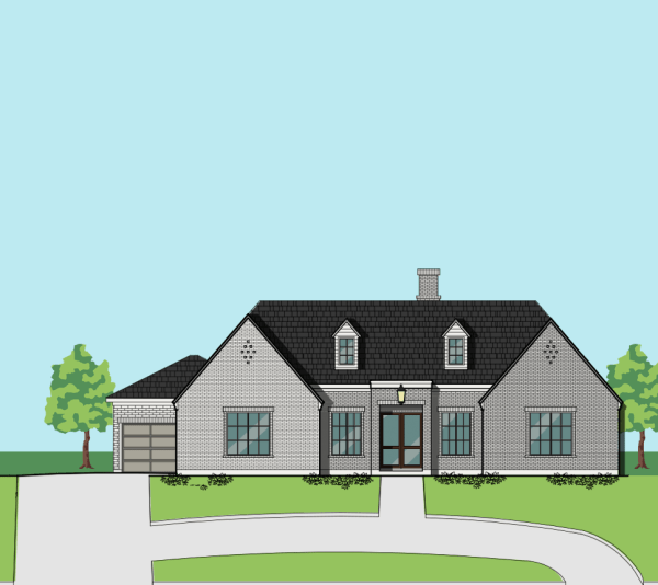 One Story Home Plan F2007 A1.1