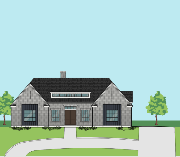 One Story Home Plan F2007 A2