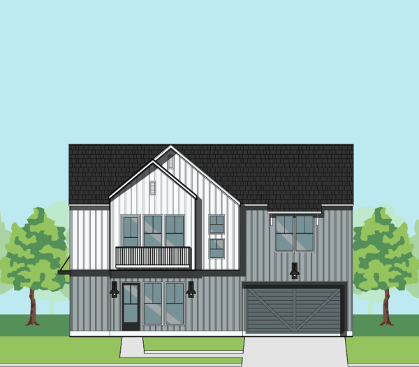 Two Story Townhome Plan F2010 A1.1