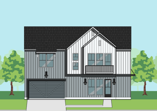 Two Story Townhome Plan F2010 A1.1