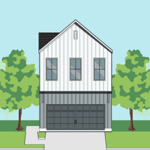 Two Story Townhome Plan F2010 C1.1