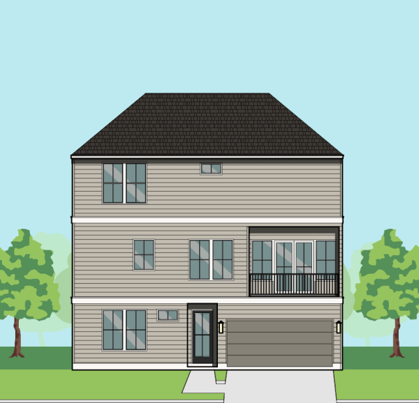 Three Story Townhome Plan F2014 A1.1