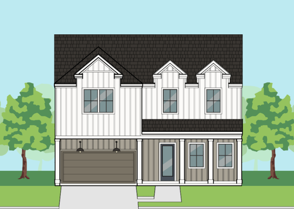 Two Story Townhome Plan F2018 A1.1