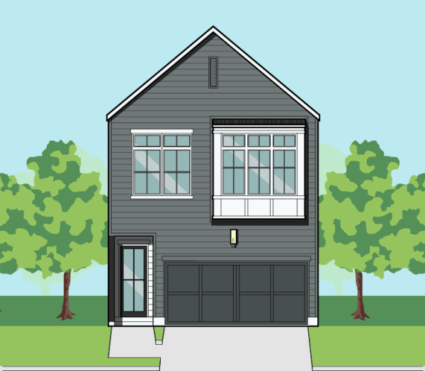 Two Story Townhome Plan F2026 A1