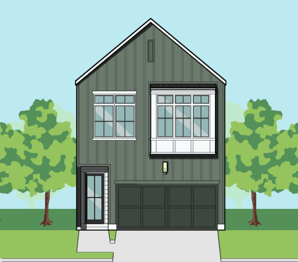 Two Story Townhome Plan F2026 A1