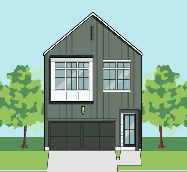 Two Story Townhome Plan F2026 A1