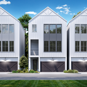 Three Story Townhome Plan F2065 A1.1