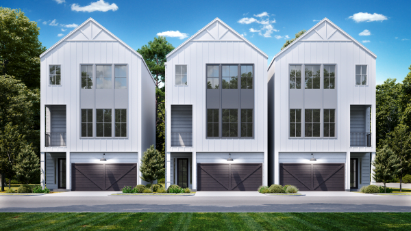 Three Story Townhome Plan F2065 A1.1