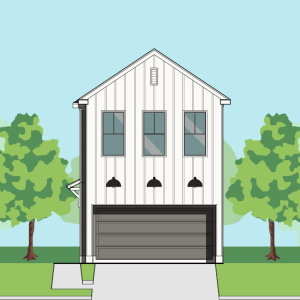 Two Story Townhome Plan F2109