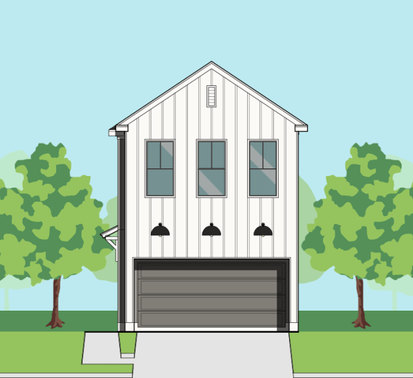 Two Story Townhome Plan F2109