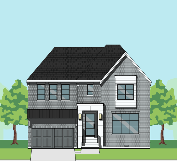 Two Story Urban Home Plan F2141