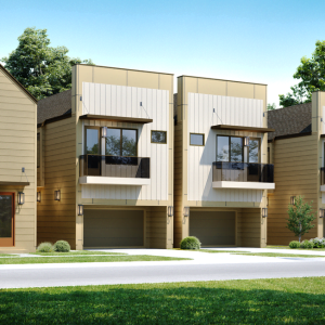 Two Story Townhome Plan F2160 B1.1