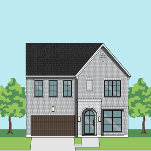 Two Story Urban Home Plan F2177
