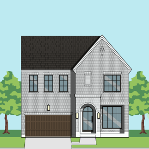 Two Story Urban Home Plan F2245