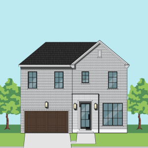 Two Story Urban Home Plan F3016