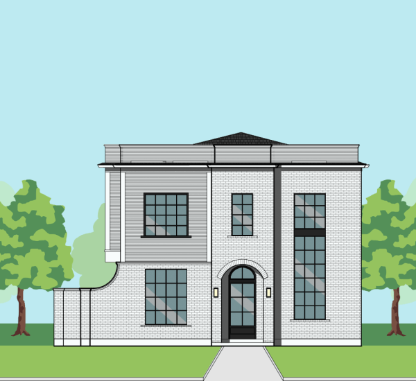 Two Story Urban Home Plan F3070