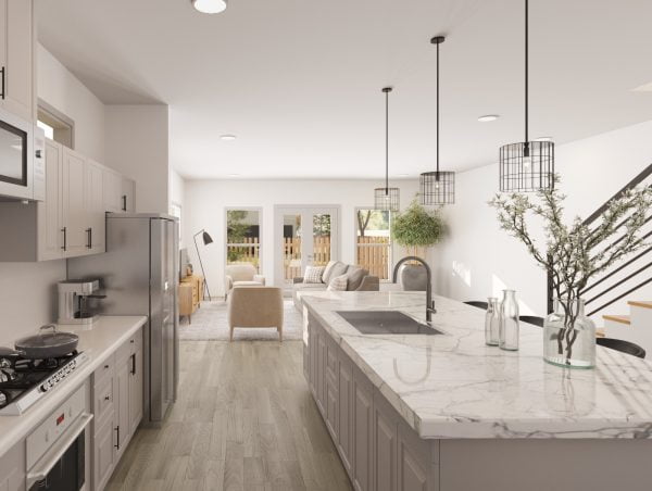 Two Story Townhome Plan F2109