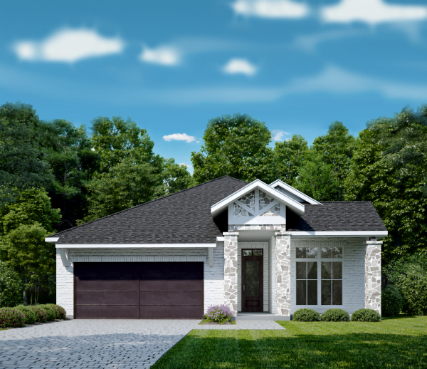 One Story Home Plan F0252 E1