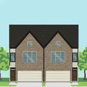 2 1/2 Story Duplex Home Plan E5081 A1.1