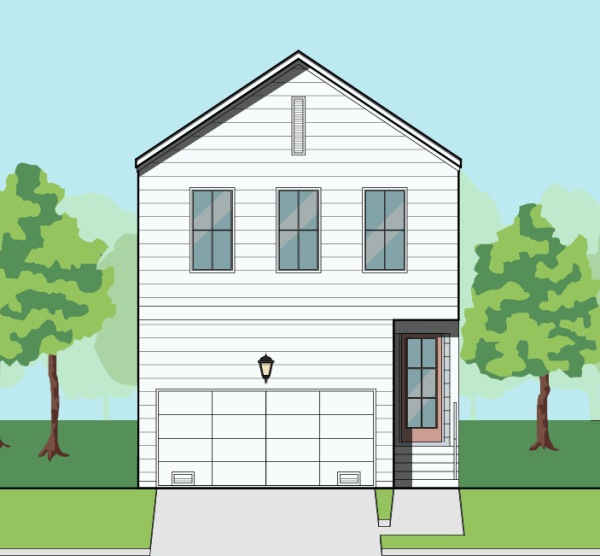 Two Story Small Home Plan F0182 A2