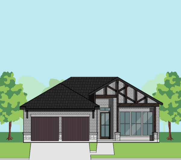 One Story Home Plan F0252 A1