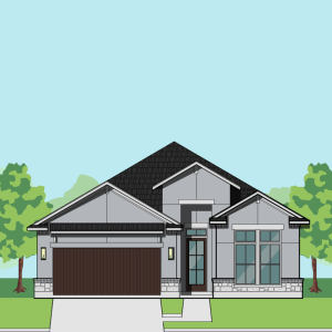 One Story Home Plan F0252 C1.2