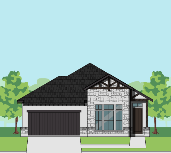 One Story Home Plan F0252 D1.2