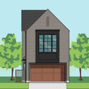 Two Story Townhome Home Plan F0325 A2.2