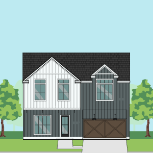 Two Story Townhome Home Plan F2042 A1.1